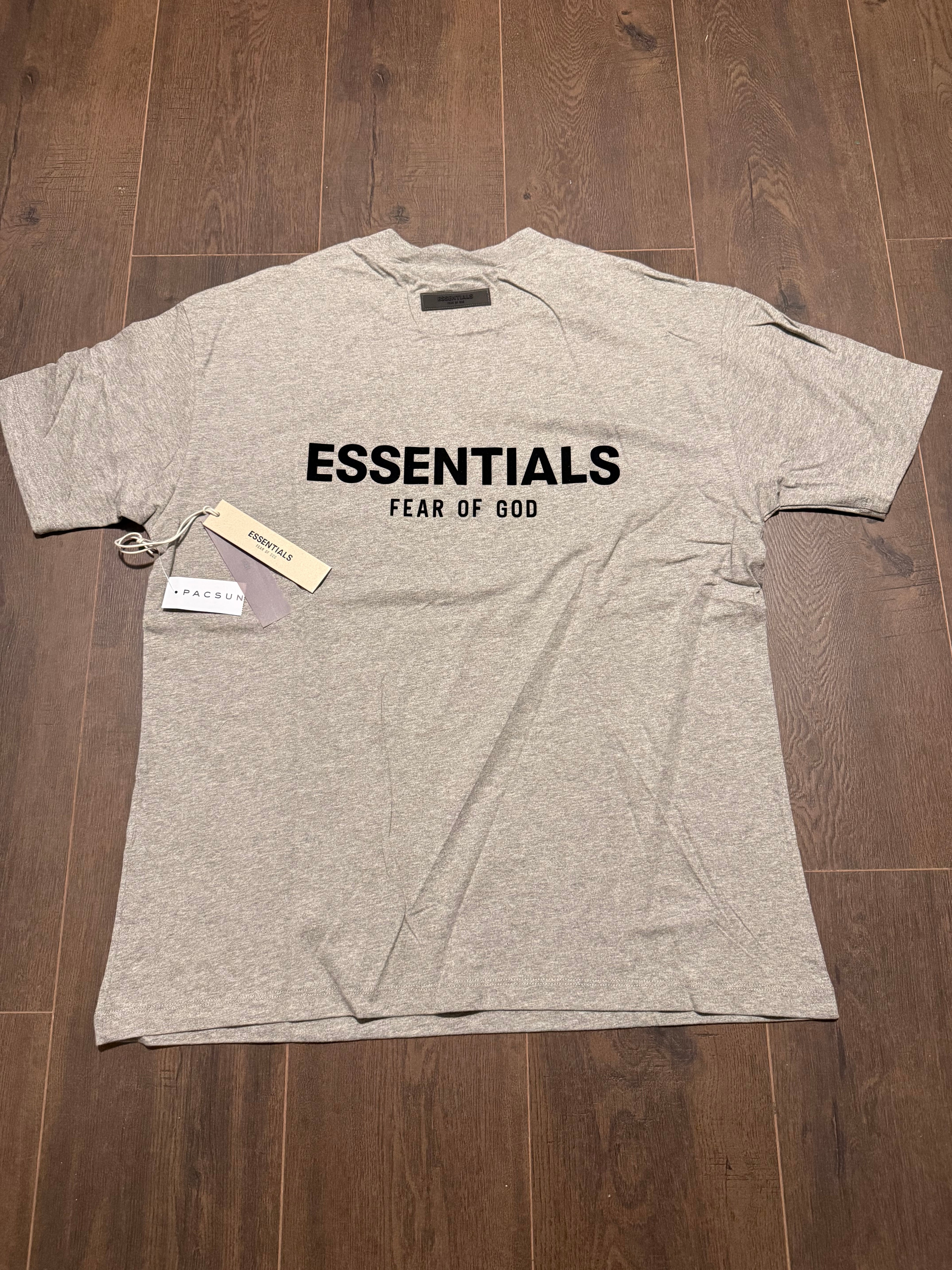 Essentials, dark oat T-shirt