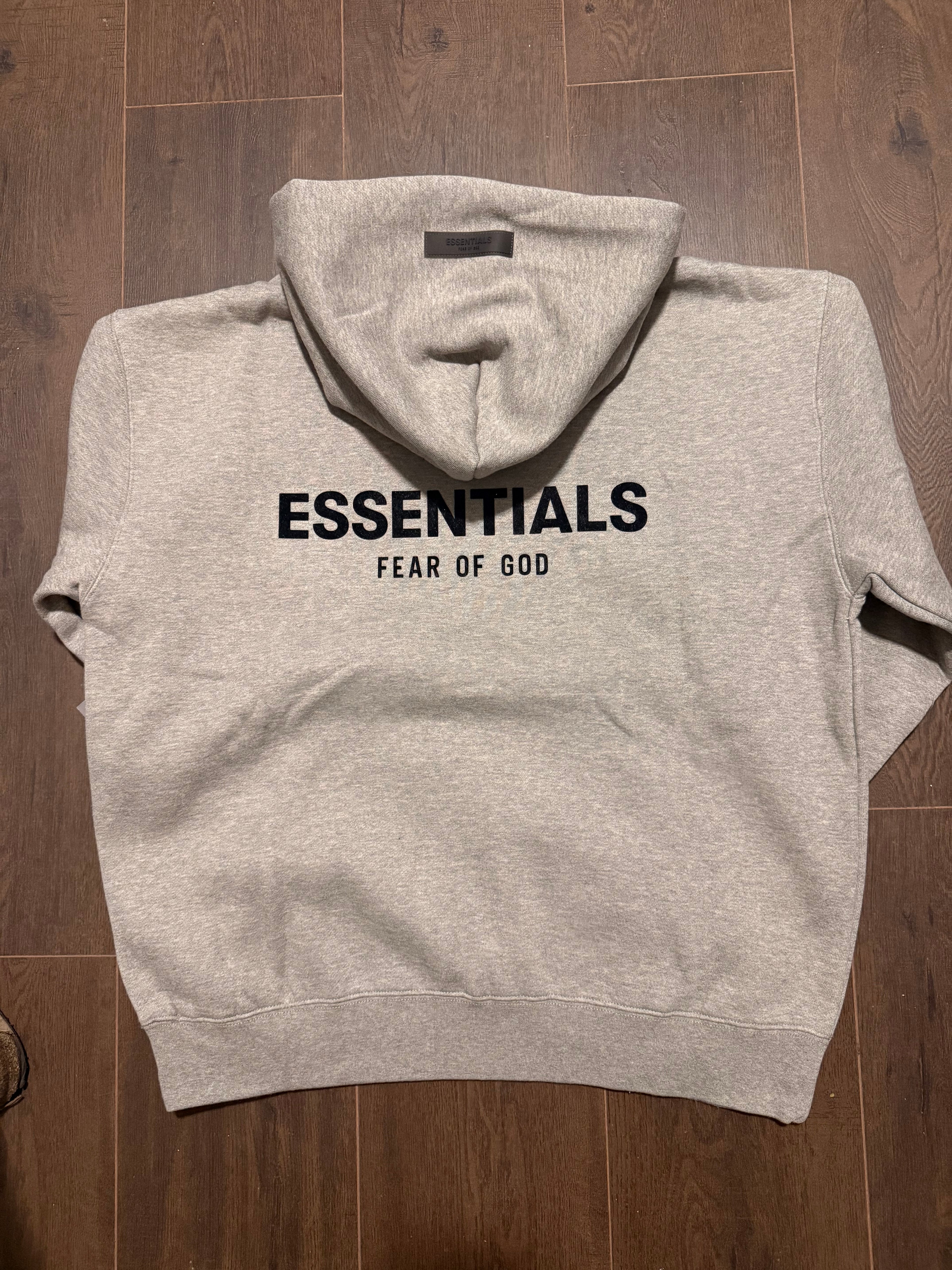 Essentials Dark oat Hoodie