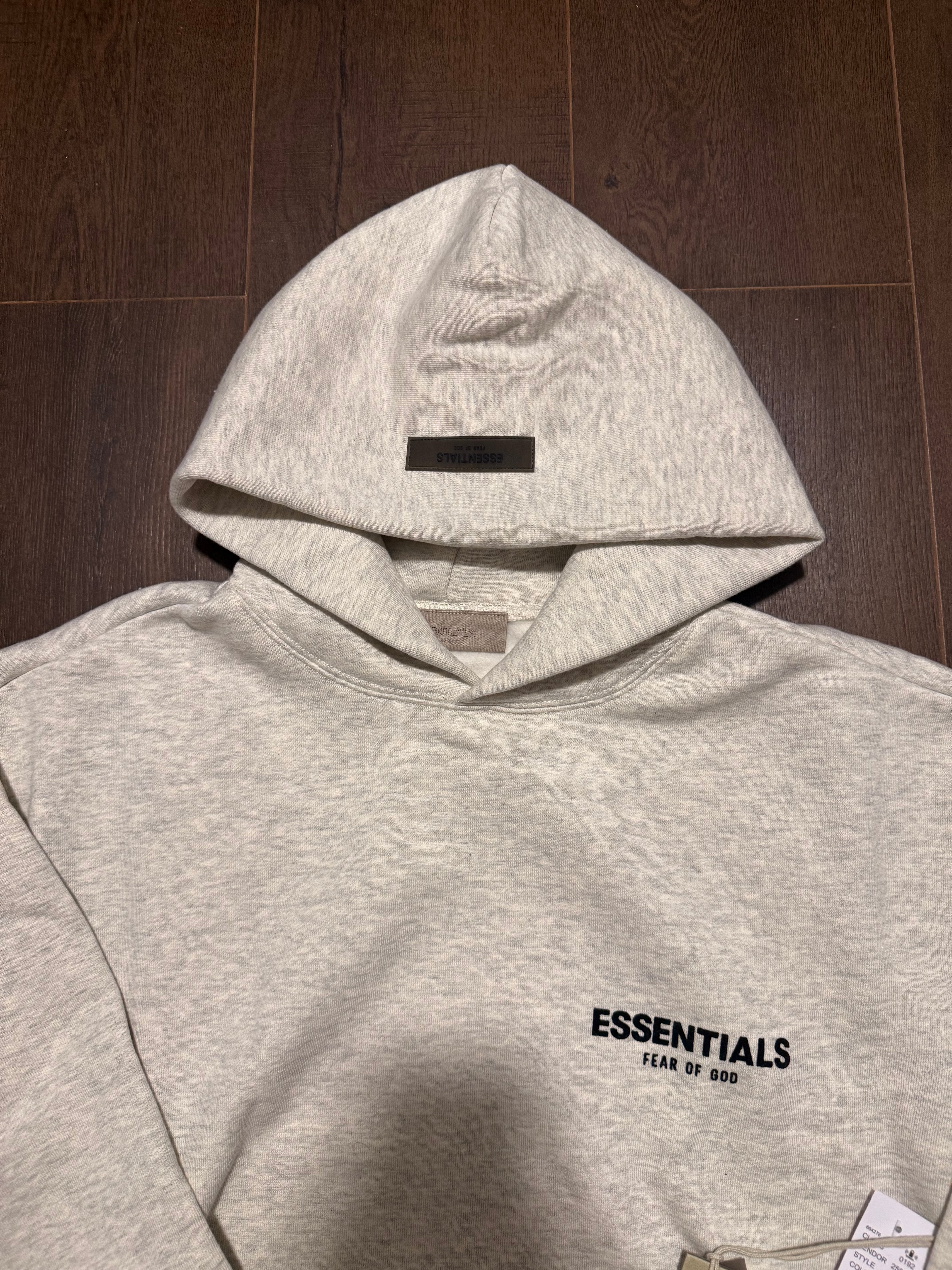 Essential light oat hoodie